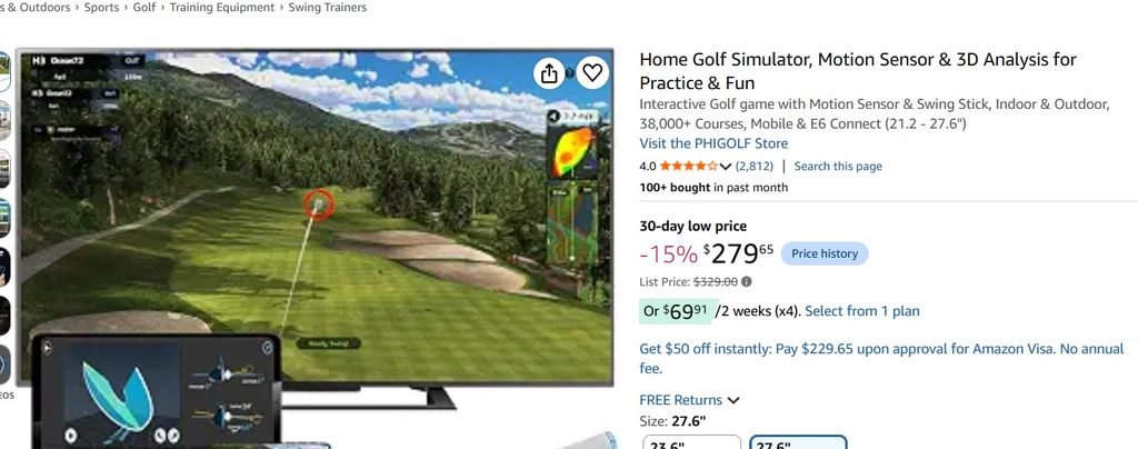 Golf Training Simulator
