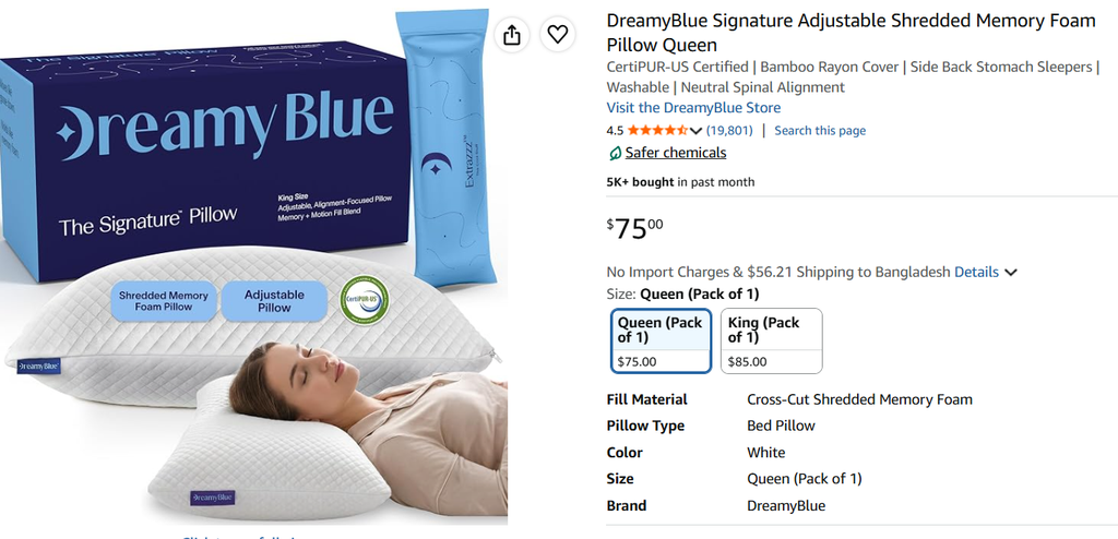 best pillow for side sleepers with neck pain