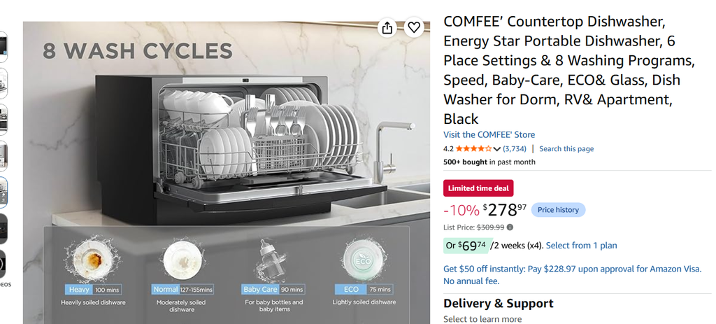  Best Countertop Dishwasher in 2026
