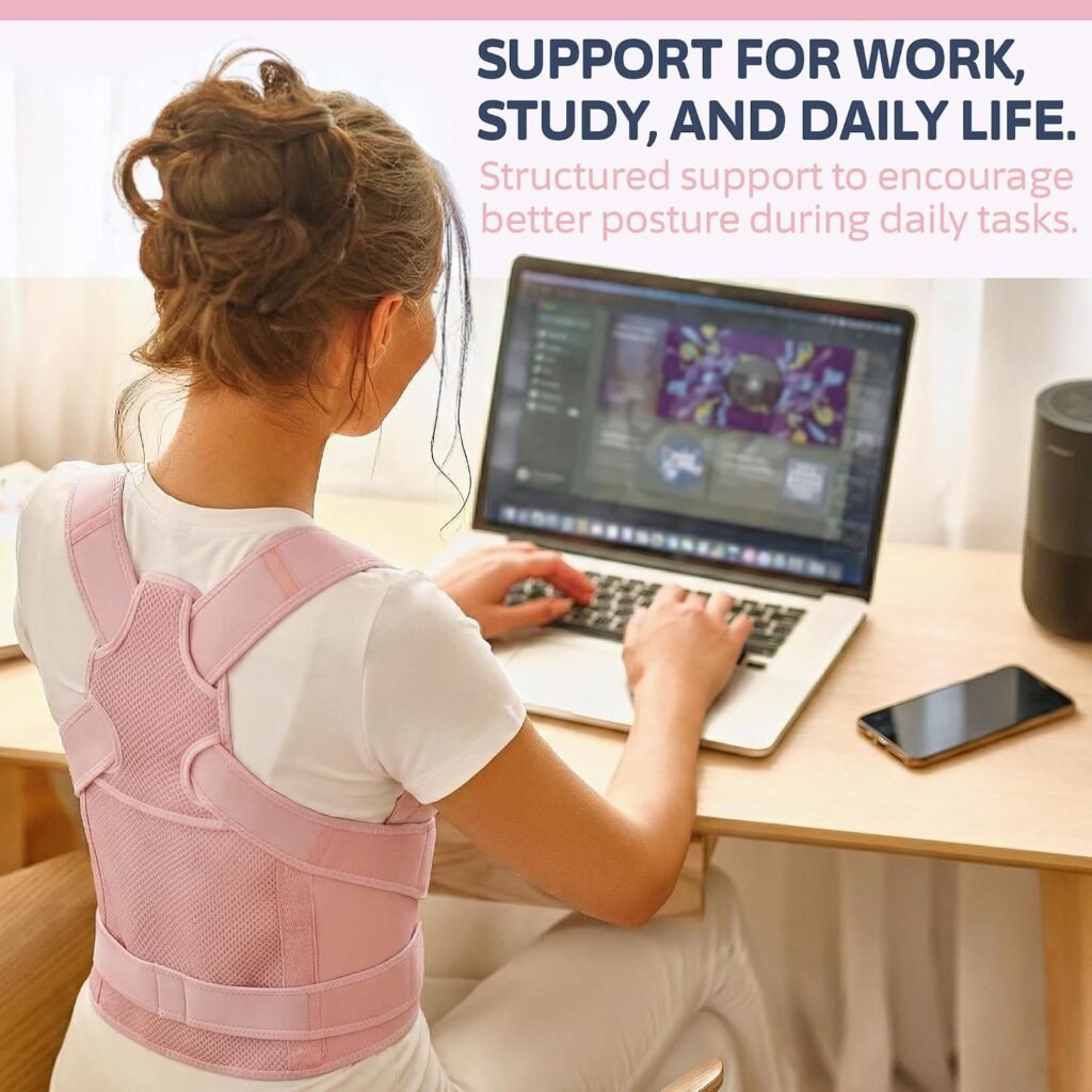 adjustable back brace for posture support adjustable back brace for posture support