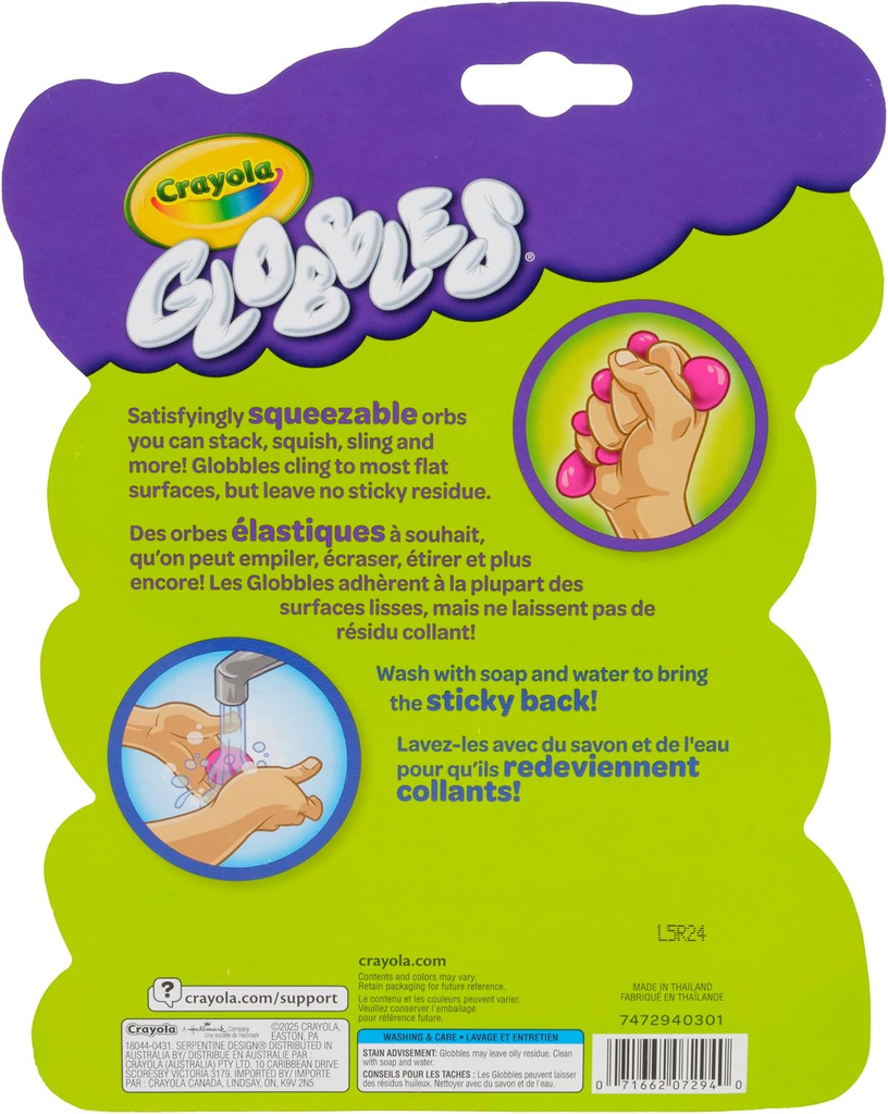 Crayola Globbles 6-count squishy fidget toys